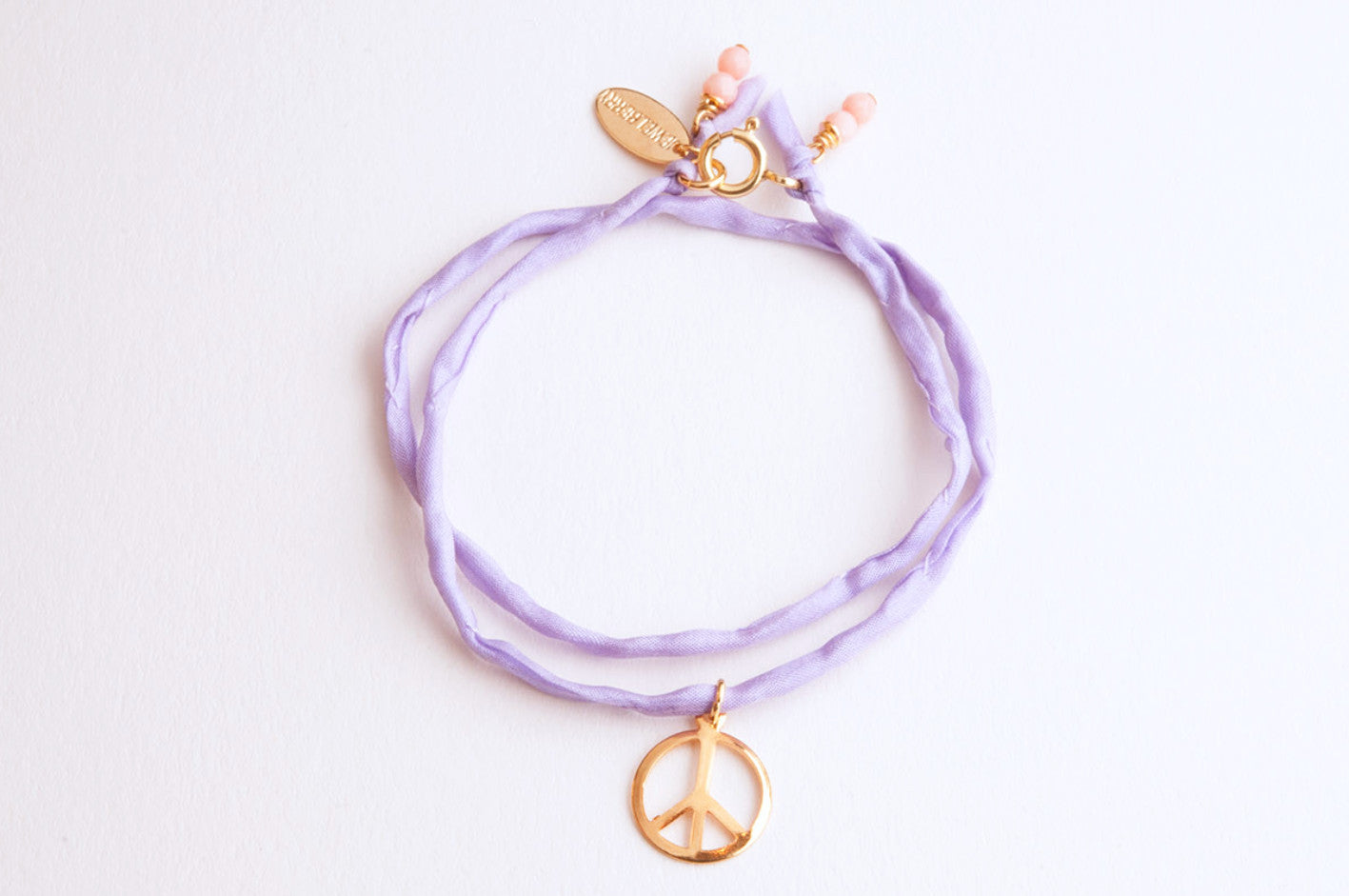 Charity Armband Jewelberry for Almaterra PEACE vergoldet