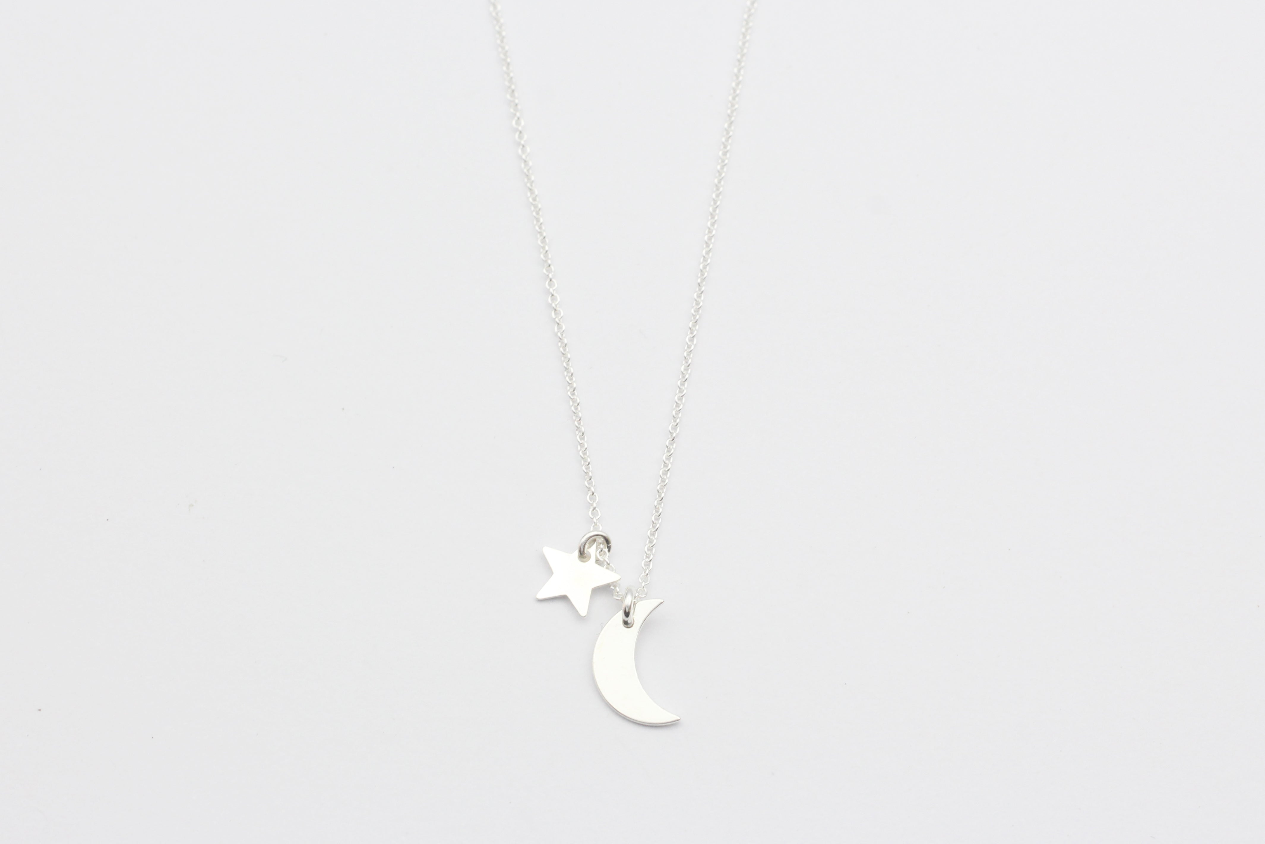 Kette "Moon and Star" silber