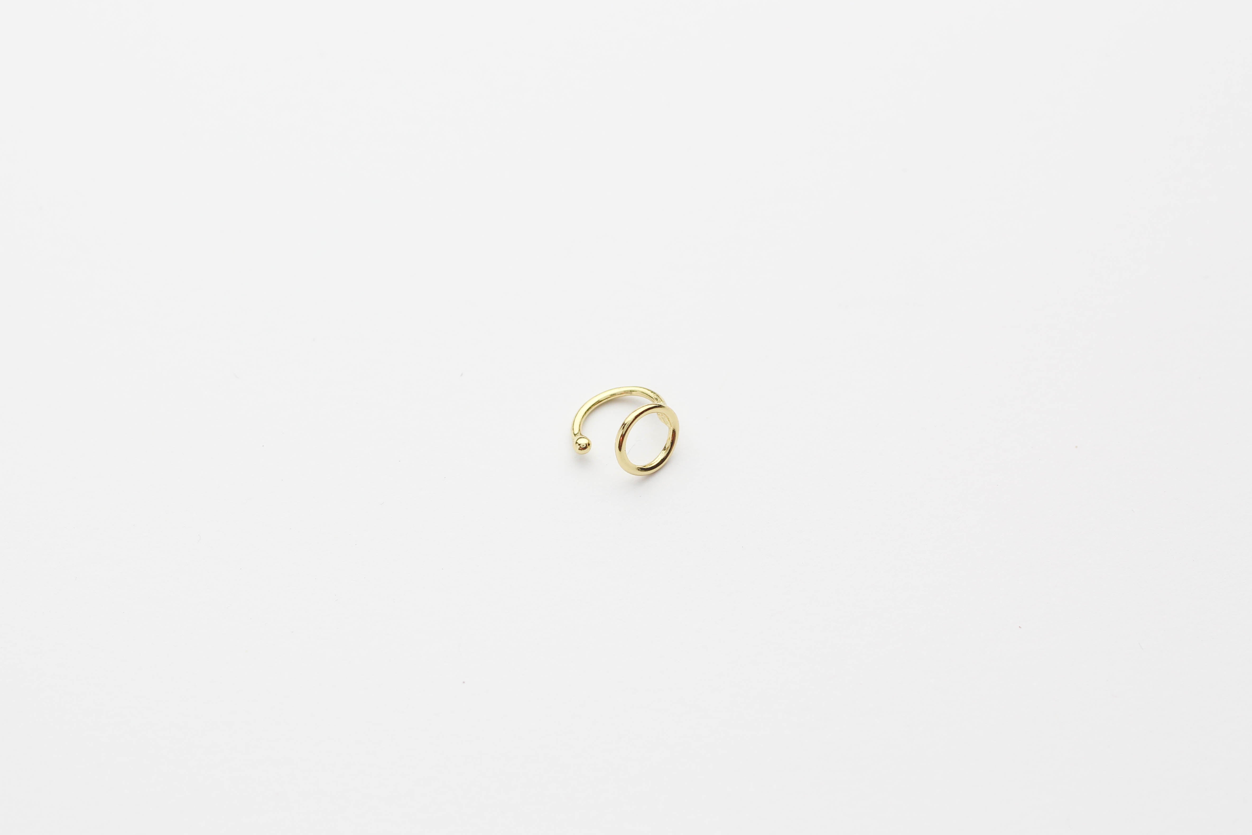 Earcuff "Plain Ring" gold
