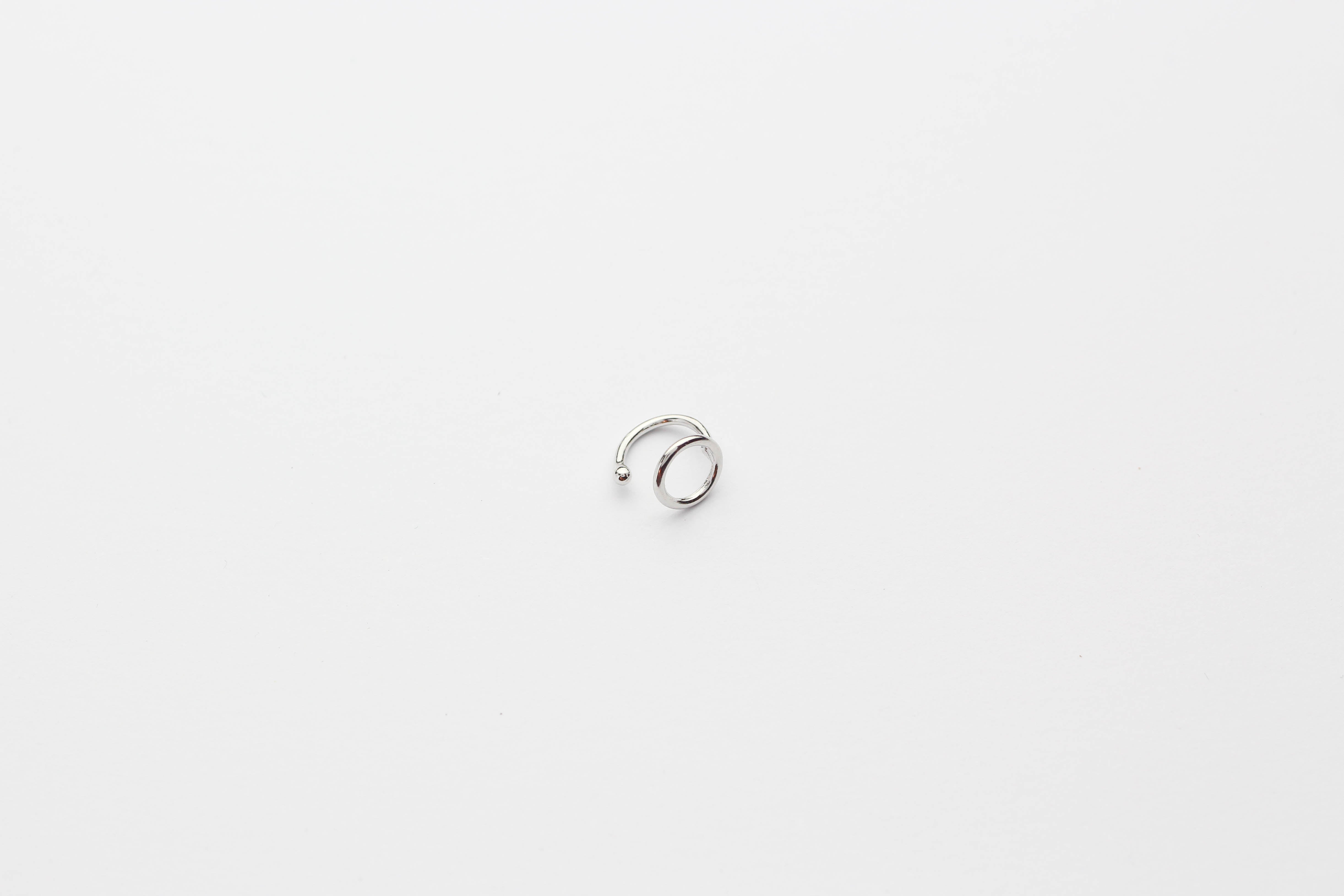 Earcuff "Plain Ring" silber