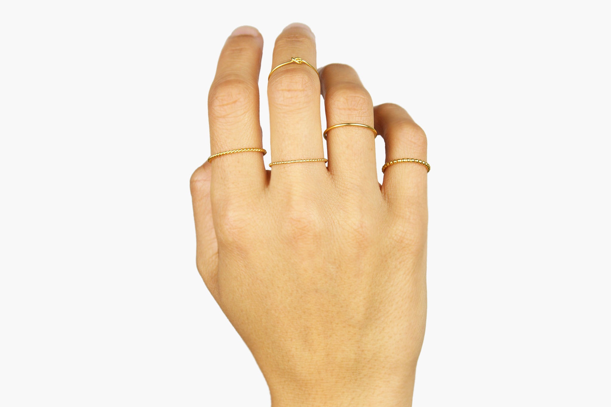 Ring "Medium Pearls" gold