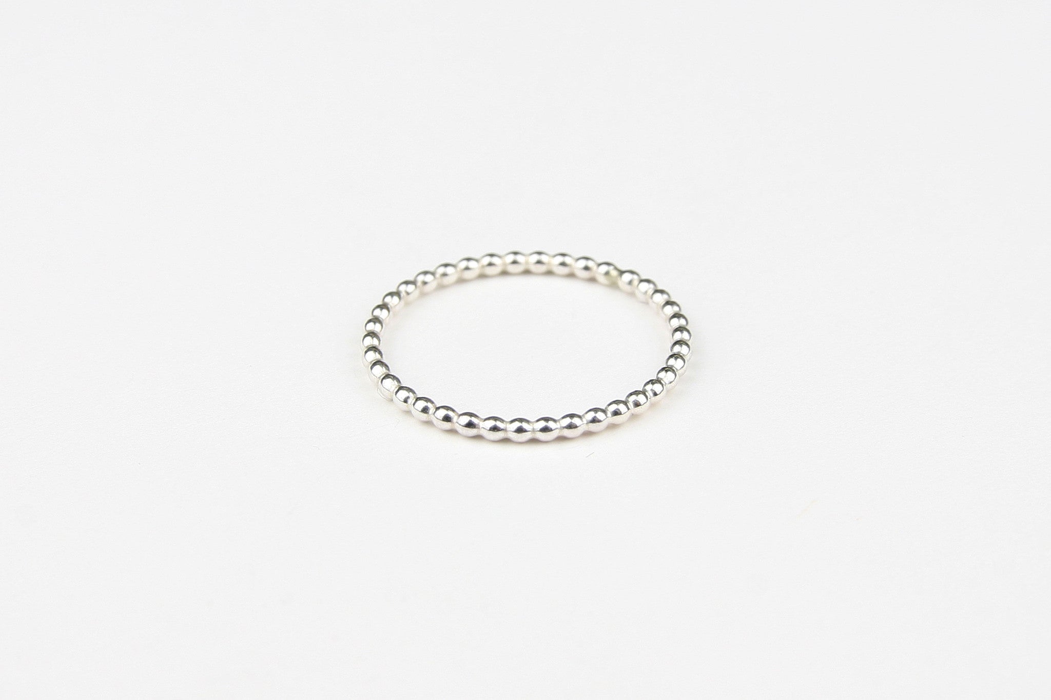 Ring "Medium Pearls" silber