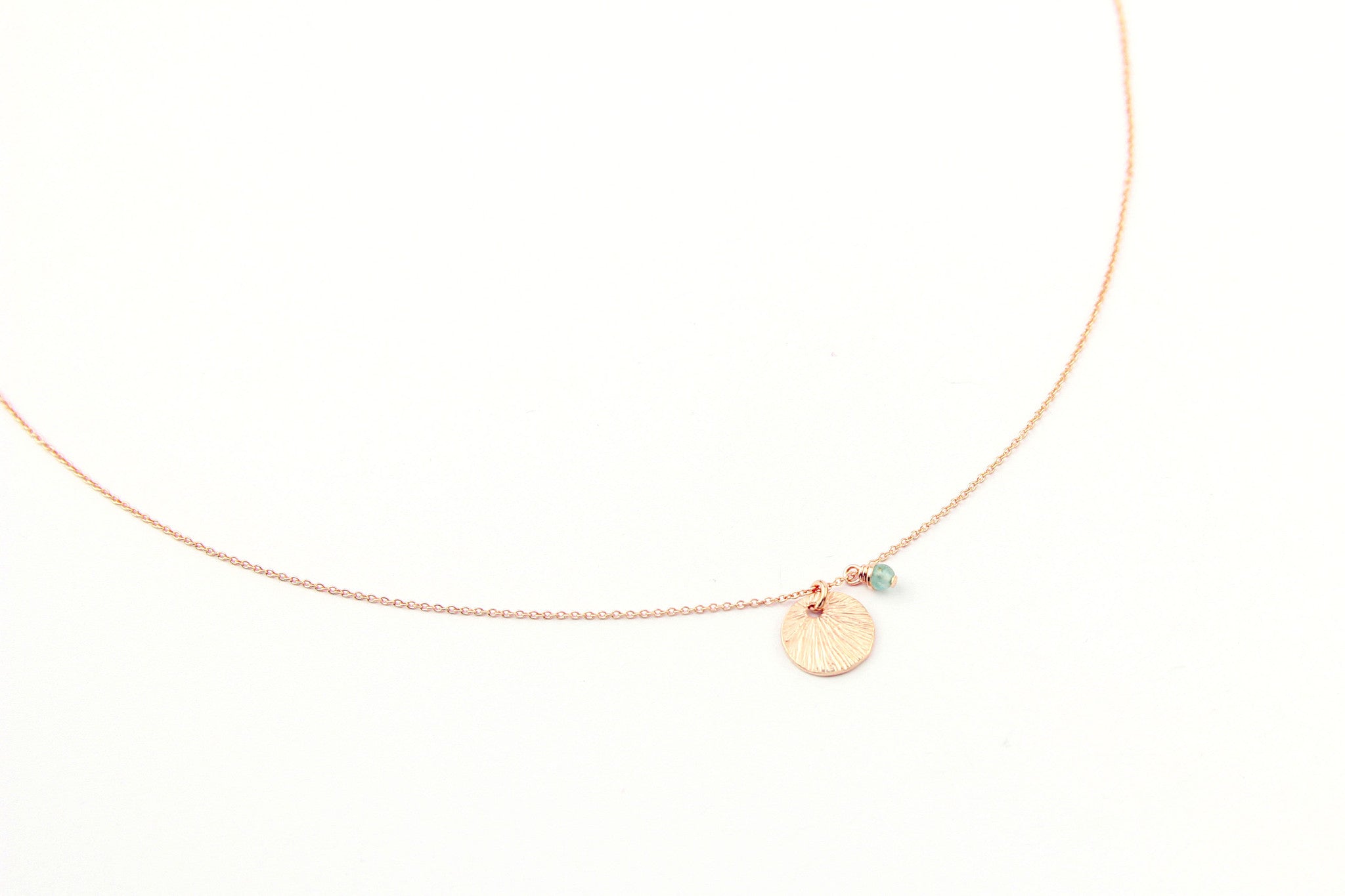 jewelberry necklace kette small shell anchor chain rose gold plated sterling silver fine jewelry handmade with love fairtrade