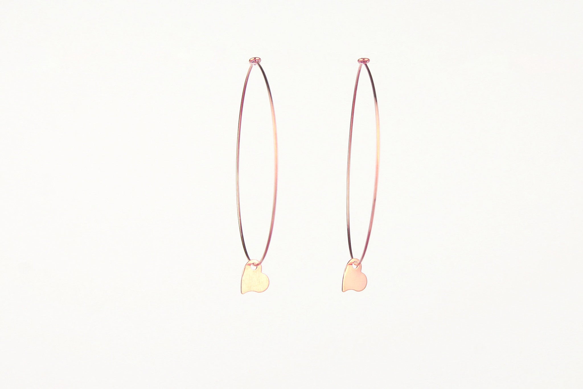 jewelberry ohrringe earrings my love hoops rose gold plated sterling silver fine jewelry handmade with love fairtrade